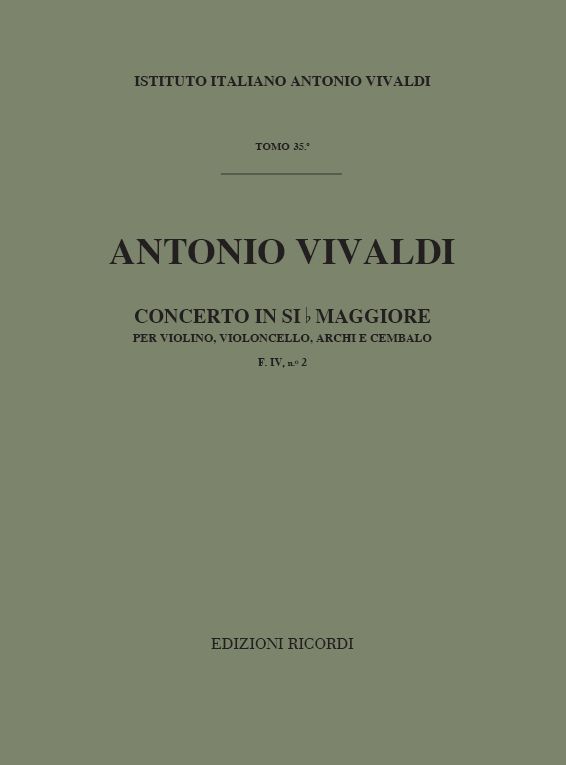Concerto si bemol maggiore RV547