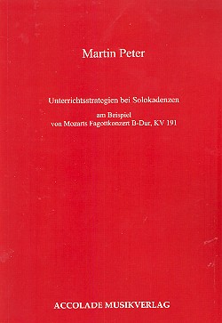 Unterrichtsstrategien bei Solokadenzen am Beispiel von