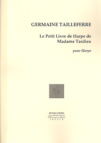 Petit livre de harpe de Mme Tardieu