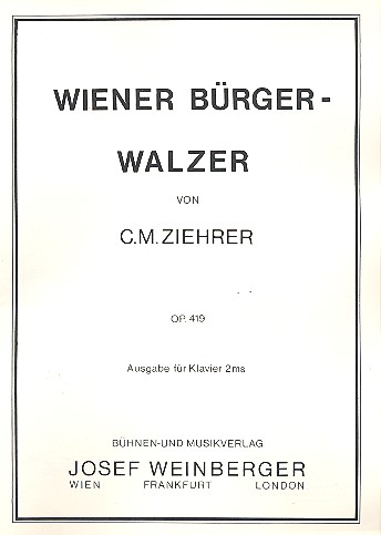 Wiener Bürger-Walzer op.419