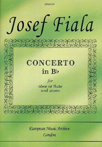 Concerto B flat major for oboe and