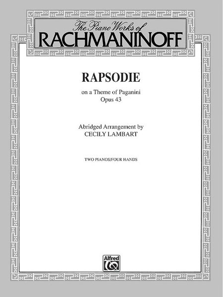 Rhapsody on a Theme by Paganini op.43