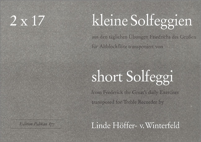 2 x 17 kleine Solfeggien