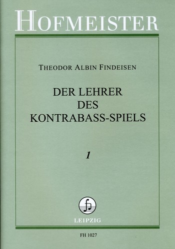 Der Lehrer des Kontrabaß-Spiels