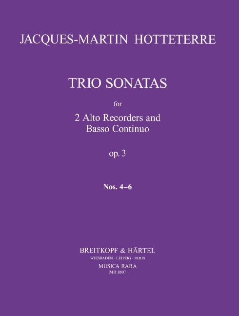Triosonaten op.3 Band 2 (Nr.4-6)