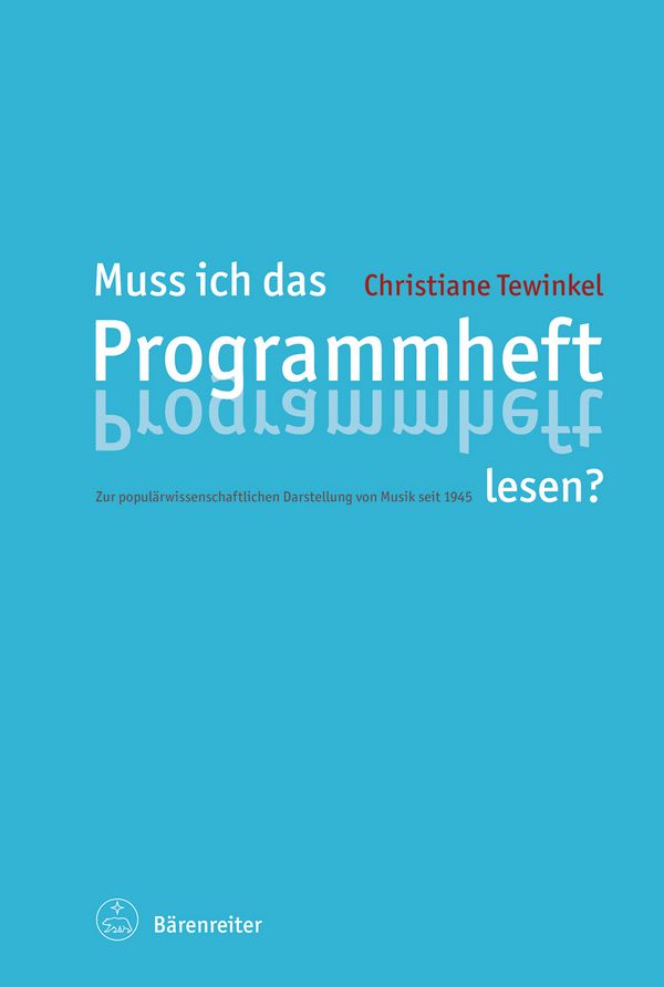 Muss ich das Programmheft lesen Zur populärwissenschaftlichen Darste