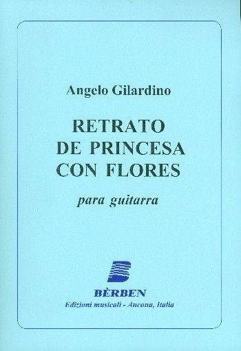 Retrato de princesa con flores