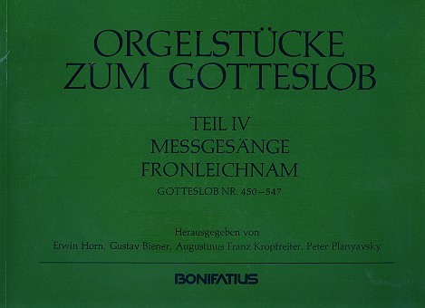 Orgelstücke zum Gotteslob Band 4