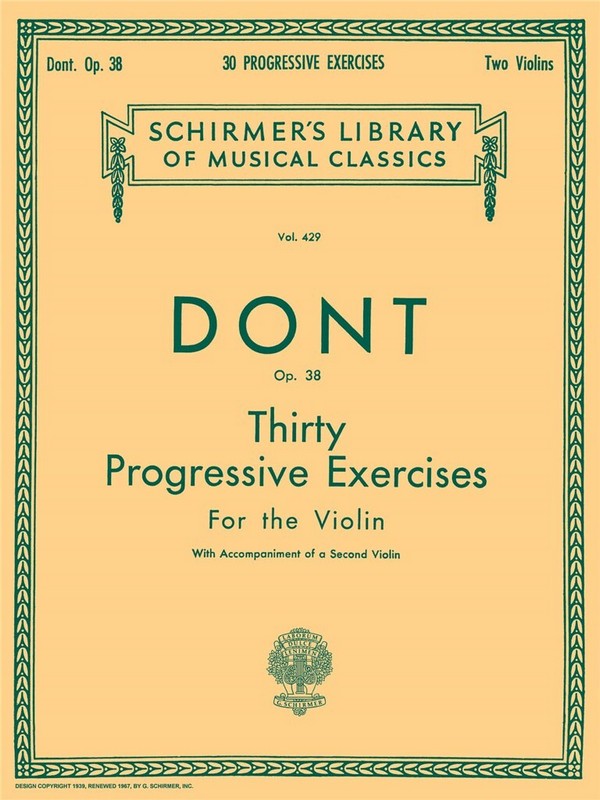 30 progressive Exercises op.38
