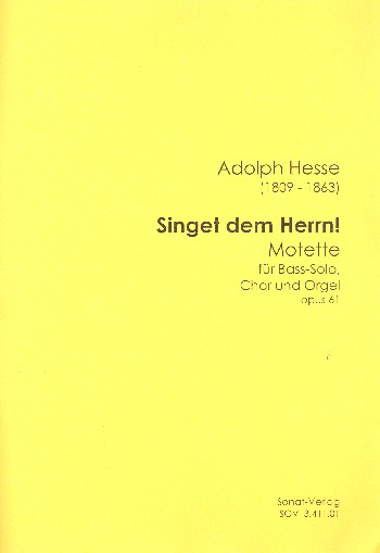 Singet dem Herrn op.61
