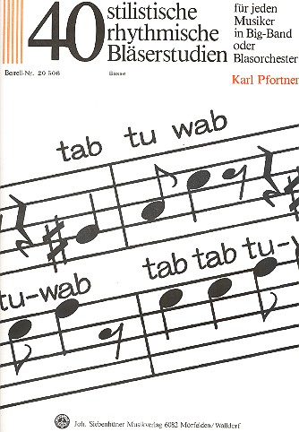 40 stilistische Bläserstudien in C