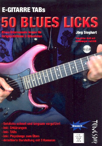 50 Blues-Licks für fortgeschrittene E-Gitarristen (+DVD)