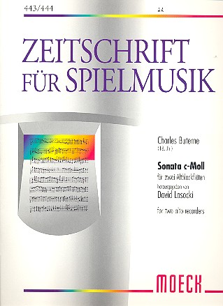 Sonata c-Moll für 2 Altblock-