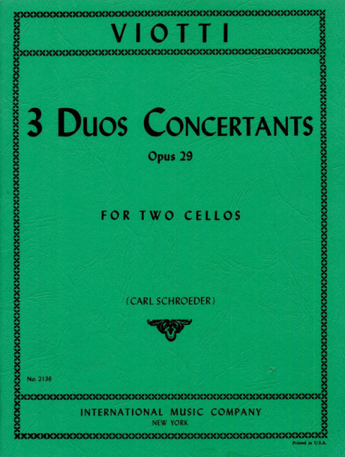 3 Duos concertants op.29