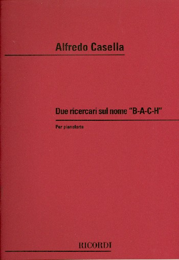 2 ricercari sul nome BACH