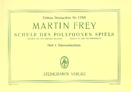 Schule des polyphonen Spiels op.32 Band 1