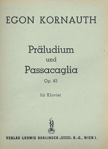 Präludium und Passacaglia op.43