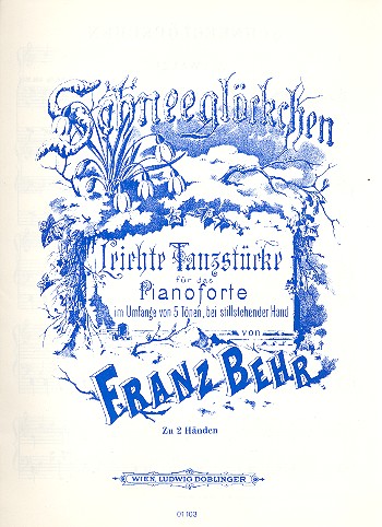 Schneeglöckchen op.451 Leichte