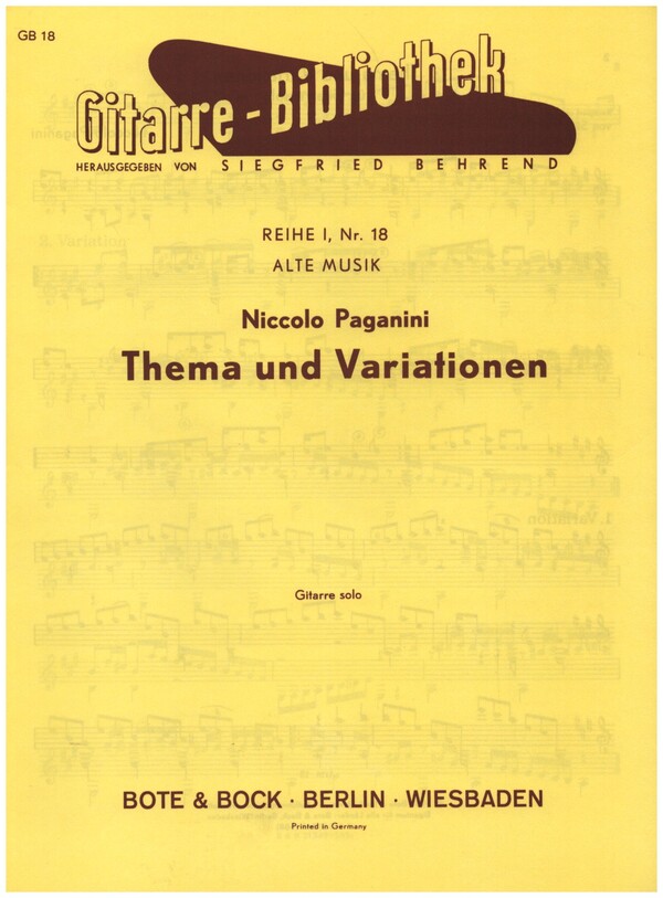 Thema mit Variationen