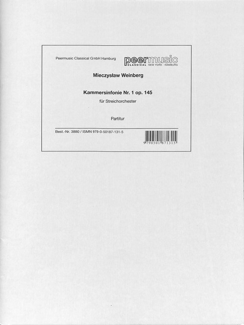 Kammersinfonie Nr.1 op.145
