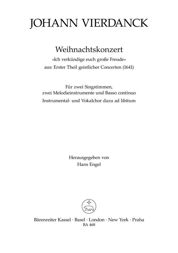 Ich verkündige euch große Freude