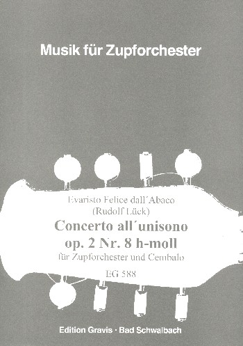 Concerto all unisono h-Moll op.2,8