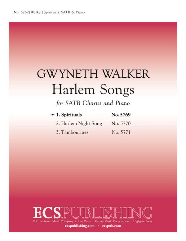 Spirituals for mixed chorus and piano