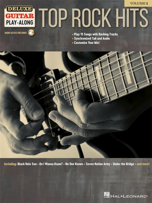 Deluxe Guitar Playalong vol.1 - Top Rock Hits (+Online Audio)