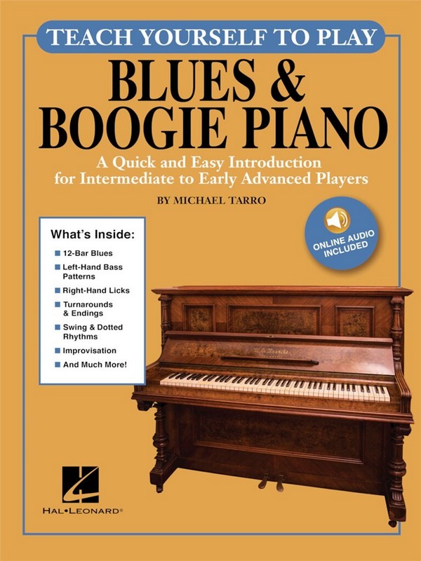 Teach yourself to play Blues and Boogie Piano (+Online Audio)