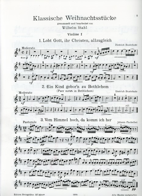 Klassische Weihnachtsstücke