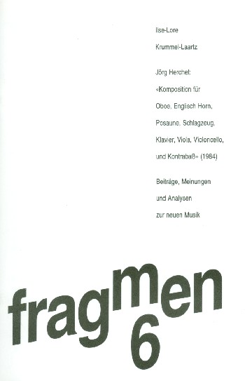 Jörg Herchet - Komposition für Oboe, Englischhorn, Posaune, Schlagzeug