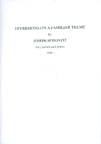 Diversions on a familiar Theme