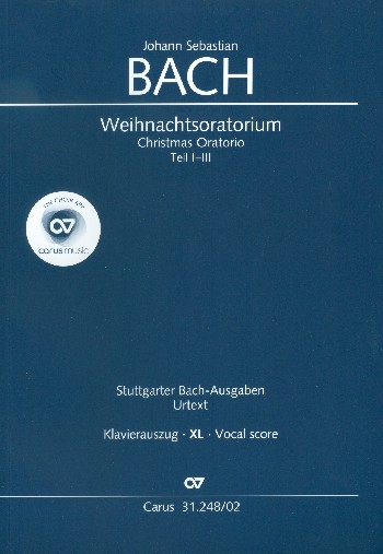 Weihnachtsoratorium BWV248 Teile 1-3