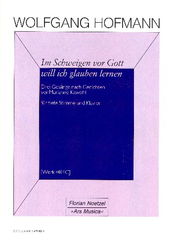 Im Schweigen vor Gott will ich glauben lernen H84C