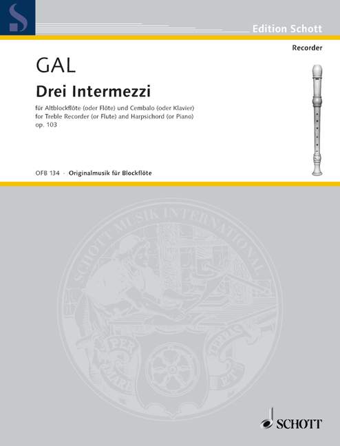 Drei Intermezzi op.103