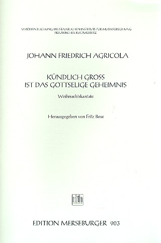 Weihnachtskantate für Soli, gem