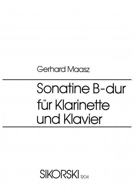 Sonatine B-Dur für