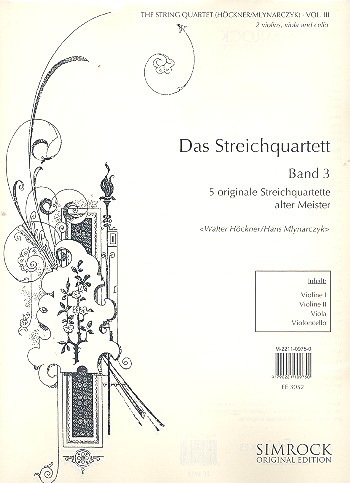 Das Streichquartett Band 3