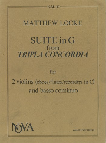 Suite in g Major from tripla concordia