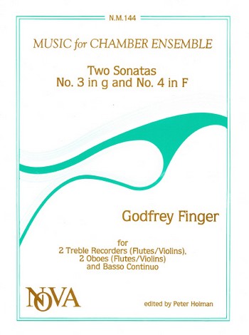 2 SONATAS (NO.3 G MINOR, NO.4 F MA-