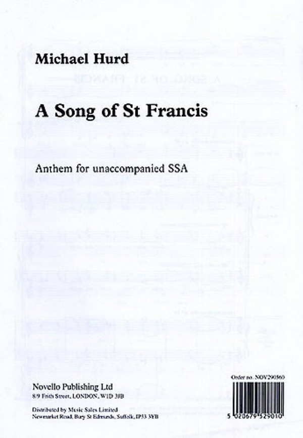 A Song of st. Francis