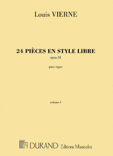24 pièces en style libre op.31 vol.1 (nos.1-12)