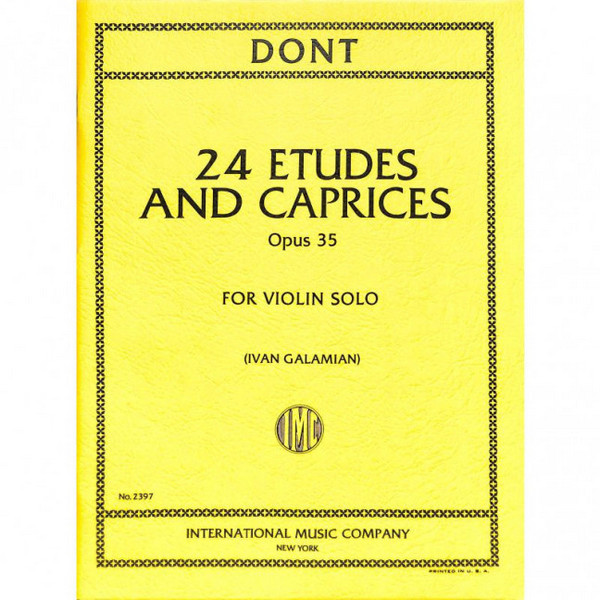 24 Etudes and Caprices op.35