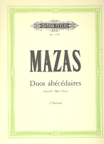 Duos abécédaires op.85 Band 1