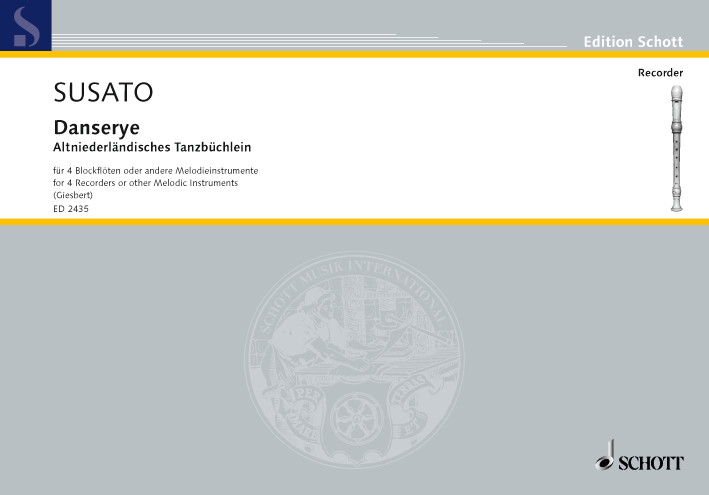 Altniederländisches Tanzbüchlein vom Jahre 1551 Band 1