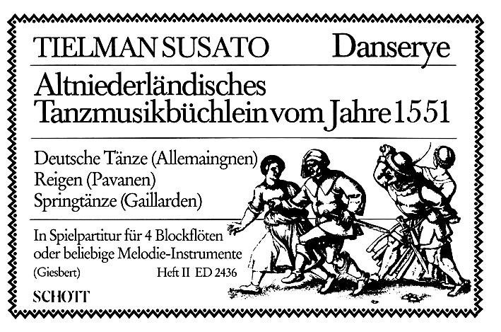Altniederländisches Tanzbüchlein vom Jahre 1551 Band 2