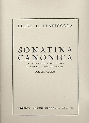 Sonatina canonica su capricci di Niccolo Paganini 