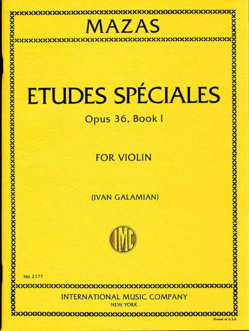 Etudes speciales op.36,1