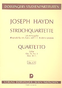 Streichquartett G-Dur op.76,1 Hob.III:75