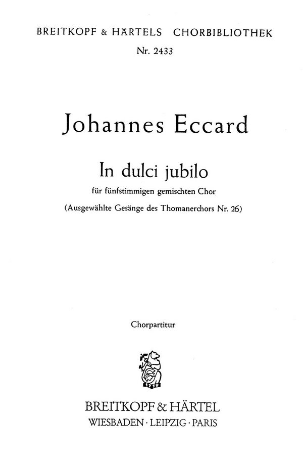 In dulci jubilo